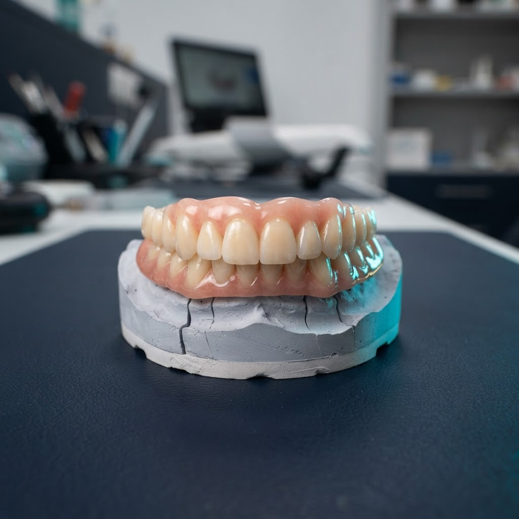 Digital Dentures dental restoration sample